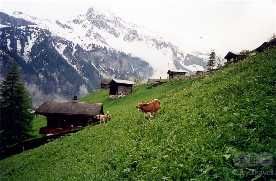 Деревни в горах швейцарии англия находится в европе